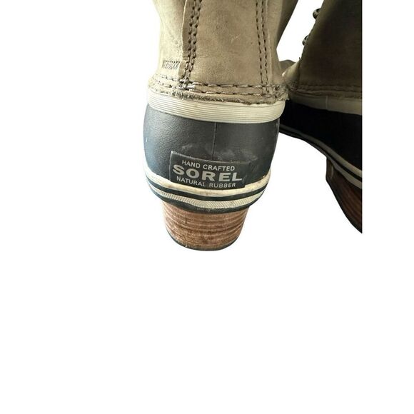 Sorel Slimpack II Womens Gray Lace Up Waterproof Insulated Winter Boots Size 8 - Picture 8 of 16